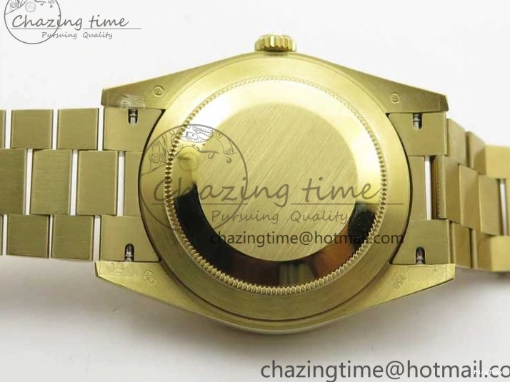 MiroTime 0220 Day-Date 40mm 228239 BP New Dial Version 904 YG Silver Roman Markers Dial on SS President Bracelet A Popular 2806